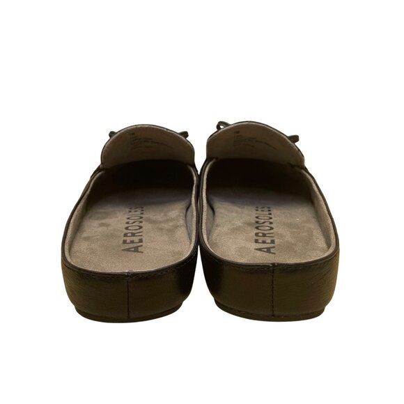 Aerosoles Women’s Black Leather Slip-On Moccasins Cody Moccasin Mules Size 7M - Picture 7 of 8
